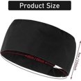 thumbnail image 3 of 3 Pieces Hat Toque Chef Hat Kitchen Food Service Hat With Elastic Band One Size Black, 3 of 5