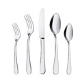 thumbnail image 1 of Juego de cubiertos de construcción resistente, cubiertos de diseño elegante de usos múltiples para cocinas y comidas diarias, servicio para 4 cuchillos, tenedores y cucharas, acabado de espejo, 1 of 5