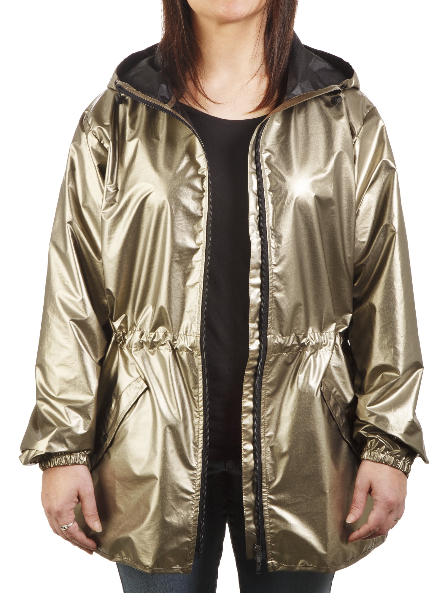 Totes Women's Rain Jacket Gold