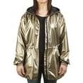 thumbnail image 3 of Totes Women's Rain Jacket Gold, 3 of 4