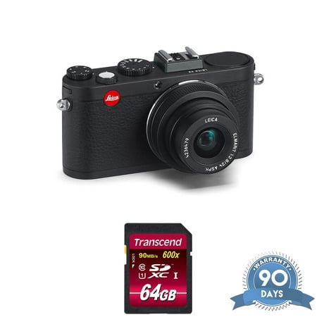 Leica X2 Digital Compact Camera w/ Elmarit 24mm f/2.8 ASPH Lens Black - RENEWED