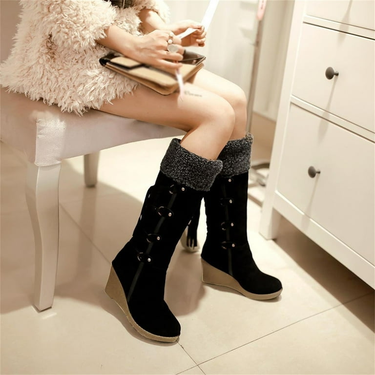 EQWLJWE 2022 Booties for Women Boots Retro Lace Up Shoes Casual