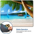 thumbnail image 6 of Beach Mouse Pad, Coconut Trees Mouse Pad, Gaming Mouse Mat Square Waterproof Mouse Pad Non-Slip Rubber Base MousePads for Office Home Laptop Travel, 9.5"x7.9"x0.12" Inch, 6 of 6