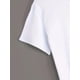 thumbnail image 5 of Women's Playful Valentine's Day T-Shirt - White, Short Sleeve, Round Neck with Vibrant Cartoon Prints of Hearts & Flowers - Casual Polyester Blend Top, Perfect for Spring & Summer, 5 of 7