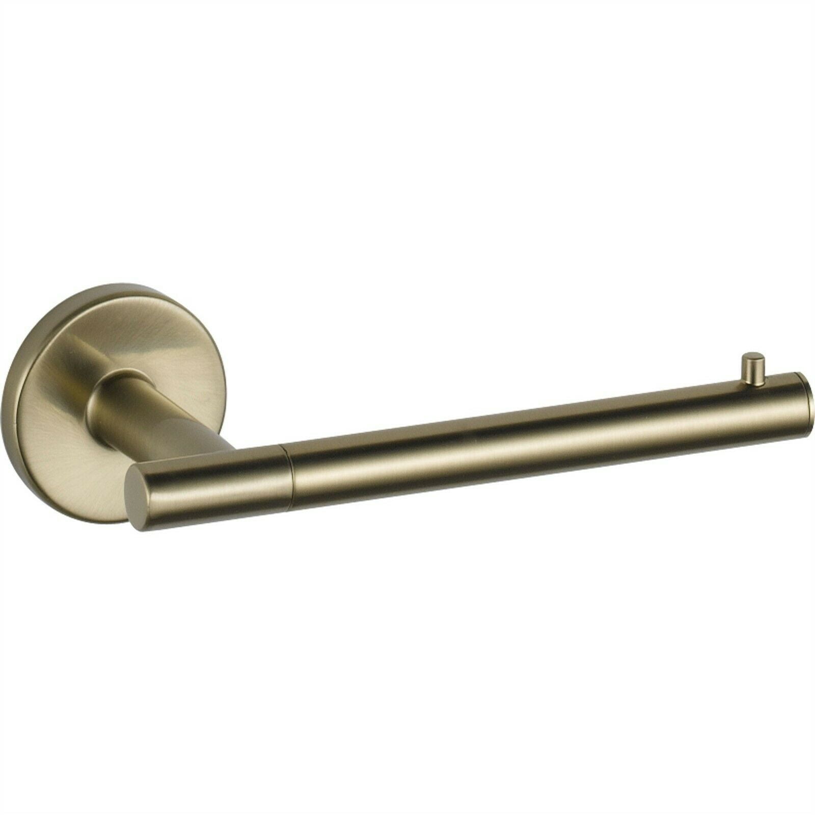 Delta Trinsic Champagne Bronze Modern Single Post Toilet Paper Holder