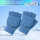 thumbnail image 3 of Manoplas Con Tapa Abatible Térmicas para Tejer Guantes Punto Calefacción USB Invierno, 3 of 9