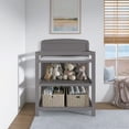 thumbnail image 5 of Dream On Me Anna 3-in-1 Convertible Crib and Changing Table Steel Gray Changing Pad Included, Converts from Baby Crib to Toddler Bed, Day Bed and Kids Sofa, Three Adjustable Mattress Height Positions, 5 of 12