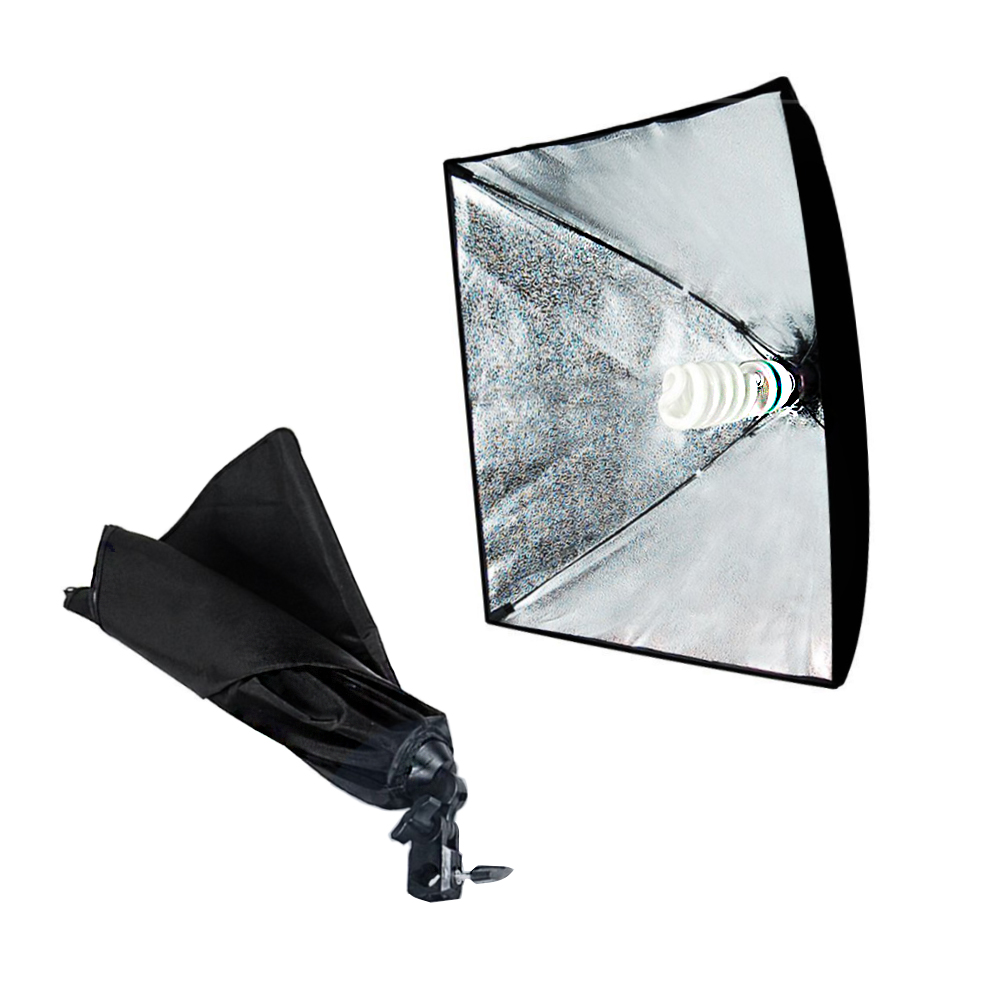 LimoStudio Continuous Lighting Photo & Video Studio Kit with Photo Background Muslin and Umbrella Reflector, Softbox, Backdrop Support Structure System with Cross Bar, Photo Studio Bundle, LIWA55 - image 3 of 8