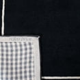 thumbnail image 6 of SAFAVIEH Bella Danita Plain Dotted Bordered Wool Runner Rug, Black/Ivory, 2'3" x 11'7", 6 of 9
