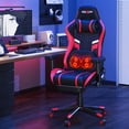 thumbnail image 2 of Douxlife Professional Waist Back Massage Gaming Chair, High Back Ergonomic Office Compute Video Game Chair, 2 of 9