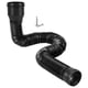 thumbnail image 3 of Extensiones de bajante para canaletas de lluvia para drenaje de agua de lluvia Extensor de bajante para negro, 3 of 9