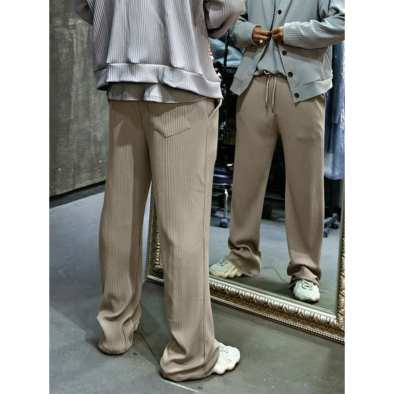Casual Straight Mid Waist Wide Leg Bottoms(6 Colors) Casual Straight Mid Waist Wide Leg Bottoms(6 Colors)