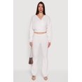 thumbnail image 2 of Women's Almost Famous Brushed Knit Pull On Flare Pants, 2 of 4