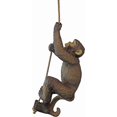 thumbnail image 3 of Estatua colgante de mono bebé Chico, el chimpancé, 40,6 cm de alto, poliresina fundida a mano, acabado a todo color, 3 of 5