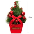 thumbnail image 3 of Mini  Tree Christmas Decor Durable Christmas Tree Figurines for Christmas Home Table Desk, 3 of 3