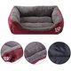 thumbnail image 2 of Cama para perros, usada para perros, gatos, animales pequeños, color caramelo, lavable, suave, cálida, tela L ER, 2 of 5