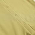 thumbnail image 6 of Aihuaihua Toddler Shirt Girls' Cardigan Top Ruffle Trim Scalloped Edge Casual Long Sleeve Tops Blouse for Baby Kids 6M-5Y Yellow 12-18 Month, 6 of 7