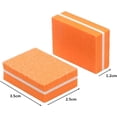 thumbnail image 2 of JUANLI 200Pcs Orange Mini Sponge Files 100/180 Sanding Buffer Block Double Sided Buffing Nail Polishing Manicure Salon Beauty Tool, 2 of 5