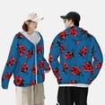 thumbnail image 4 of Lsque Colorful Ladybird UPF 50+ Lightweight Sun Protection Men's Women's Long Sleeve Shirt, Hoodie Performance -3X-Large, 4 of 9
