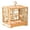 E, variant on Bird Cage Travel Bird Cage Portable Bird | Small Birds Lightweight Parrots Cage With Standing Pole Detachable Tray Hook Handle Easy Transport Bird For Bear Proof Feeder Squirrel Proof Suet Feeder