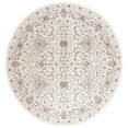 thumbnail image 2 of Safavieh Harlow Dafina Diamond Polyester Area Rug, Ivory Gray/Rust, 6'3" x 6'3" Round, 2 of 9