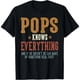 thumbnail image 1 of Pops Lo Sabe Todo - Camiseta Divertida para el Día del Padre, 1 of 7