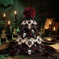 thumbnail image 2 of DIY Halloween Quilted Fabric Tree Kit, 3D Padded Sewing Craft Project, Seasonal Mantel Shelf Decor, Halloween Home Decor, Handmade Holiday Gift for Crafters, 2 of 3