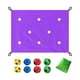 thumbnail image 3 of Juego de coordinación de lonas con agujeros para fomentar el espíritu de equipo en el jardín, interior y patio trasero. Violeta, 3 of 8