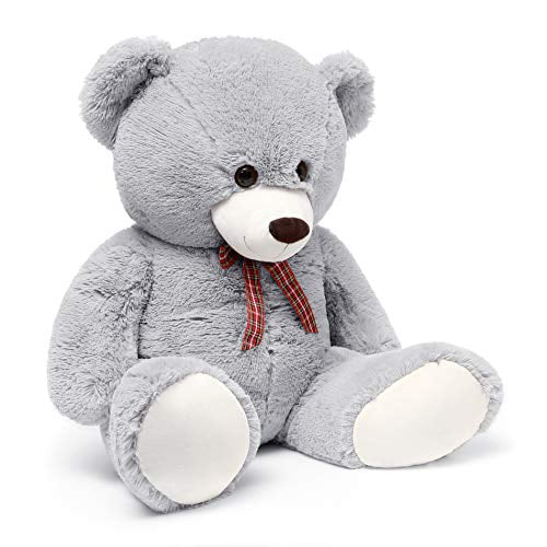 grey stuffed bear