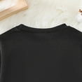 thumbnail image 7 of Ulanda Toddler Baby Boy Clothes Girl Basic Plain Sweatshirt Long Sleeve Shirts Kids Fall Winter Sweat Shirt Tops (Black, 5-6 Years), 7 of 7