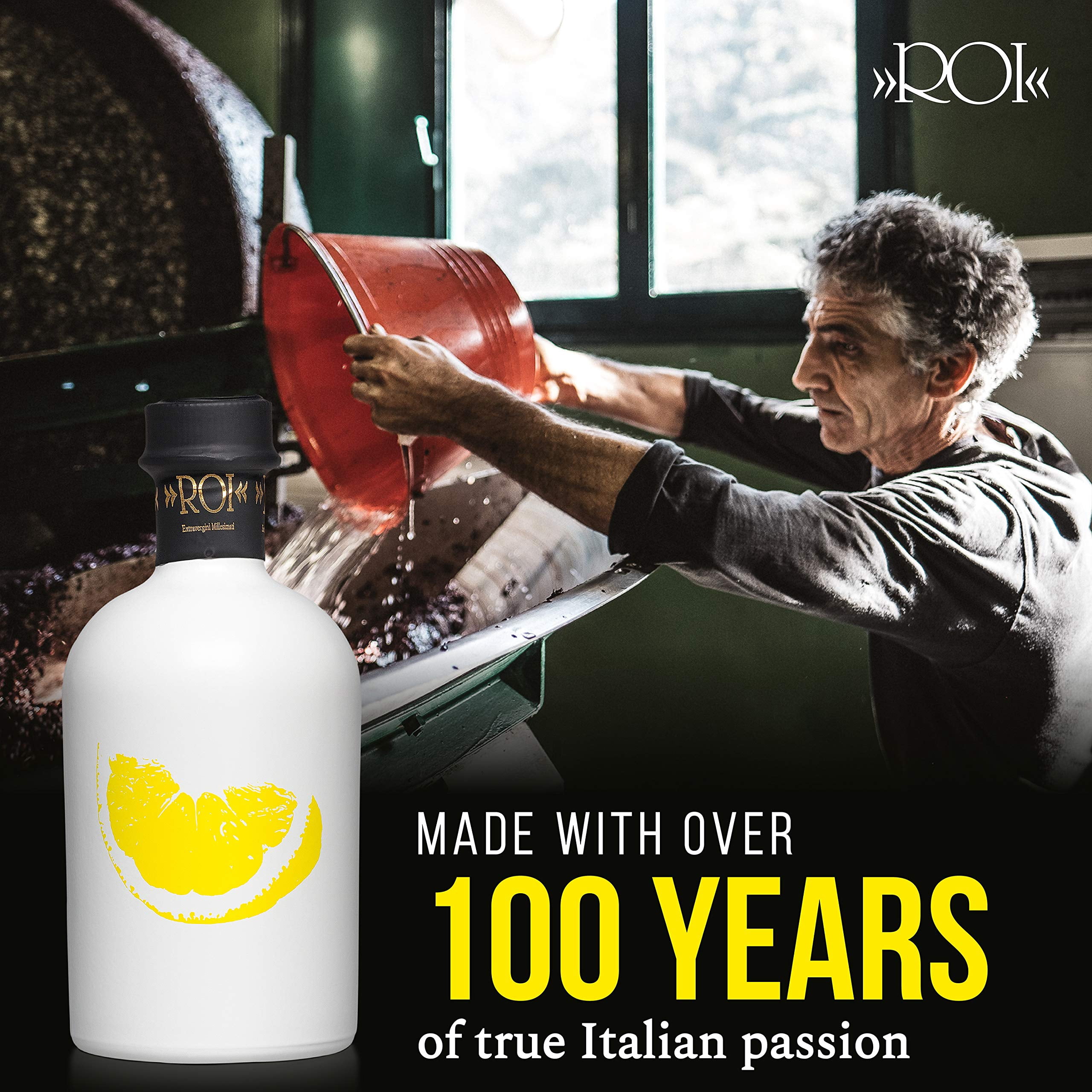 ROI Extra Virgin Olive Oils Flavored with Lemon, Chili, & Rosemary - 100% Naturally Infused Herb Olive Oil - Italian Gourmet Olive Oil, Variety Set of 3, 8.45 fl oz (250ml) Each