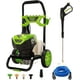 thumbnail image 1 of Hidrolavadora eléctrica Greenworks TruBrushless de 2300 PSI (2,3 GPM), manguera de 25 pies, varilla de conexión rápida, jabón de 15, 24 y 40 grados y boquilla turbo., 1 of 5