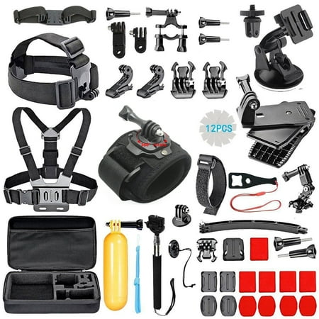 Tagital 51 In 1 Camera Accessories Kit for GoPro Hero 5 / Session 5 4 3 2 1 Bundle Camera Outdoor Sports Set (Gopro Hero 3 Plus Best Price)