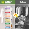 thumbnail image 6 of 2 Pack 6-Shelf Weekly Clothes Organizer for Kids, Hanging Daily Closet Organization with 6 Side Pockets, Days of The Week Clothing Divider Storage for Boys and Girls (White), 6 of 7