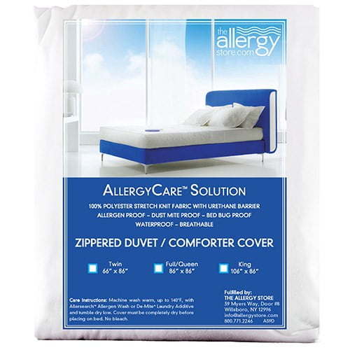 Allergy Store AllergyCare Solution Stretch Knit Comforter Cover King