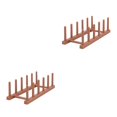 thumbnail image 4 of Matsuzay Escurridor de platos desmontable, escurridor de platos de plástico ABS, estante de secado para cocina, organizador de platos, bandeja de Lang 2piezas Matsuzay CBP155124, 4 of 6