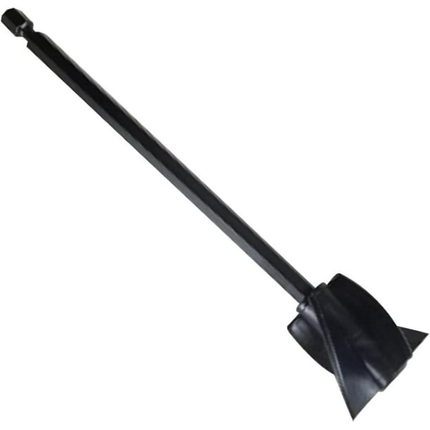 Paint Mixer Drill Attachment, Small Epoxy Resin Mixer Paddles Reusable Paint Stirrers Epoxy Stirrer, Drill Attachment & Paint Tools(black)(1pcs)