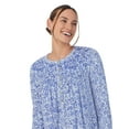 thumbnail image 2 of Aria Women's Knit Velour Long Sleeve Ballet Nightgown, Sizes S to 5X, 2 of 5