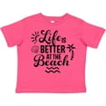 thumbnail image 3 of Inktastic Life is Better at The Beach with Sunshine Seashell and Palm Trees Boys or Girls Toddler T-Shirt, 3 of 5
