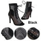 thumbnail image 5 of Zapatos Bomba Botines Verano Baile Sandalias Malla Altas Mujeres La Mujer., 5 of 9