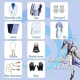 thumbnail image 4 of Disfraz de Cosplay de Genshin Impact Kamisato Ayato, uniforme, peluca, disfraces de Anime para Halloween para hombres, juego, 4 of 5