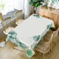thumbnail image 5 of 60x84inches Watercolor Eucalyptus Leaves Tablecloth Sage Green Gold Leaves Rectangle Table Covers Oil-Proof Polyester Table Cloths for Dining Table Buffet Party Supplies Outdoor Home Decor, 5 of 7