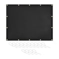 thumbnail image 1 of Pantalla protectora térmica detrás de la parrilla plegable para almacenamiento al aire libre, fácil de instalar, para terraza 91.5 CMX122 CM, 1 of 8