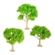thumbnail image 4 of 3 árboles en miniatura para paisaje, árbol en miniatura para paisajes en miniatura, ferrocarril, bricolaje. arboles verdes, 4 of 9