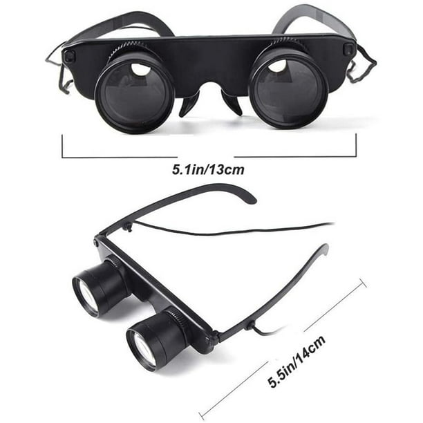 3 In 1 Hand Free Binoculars Glasses Portable Fishing Magnifying Glass HD  Head Mounted Binoculars For Outdoor Fishing Hunting 