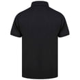 thumbnail image 2 of Henbury - Polo Piqu para Hombre (Negro), 2 of 2