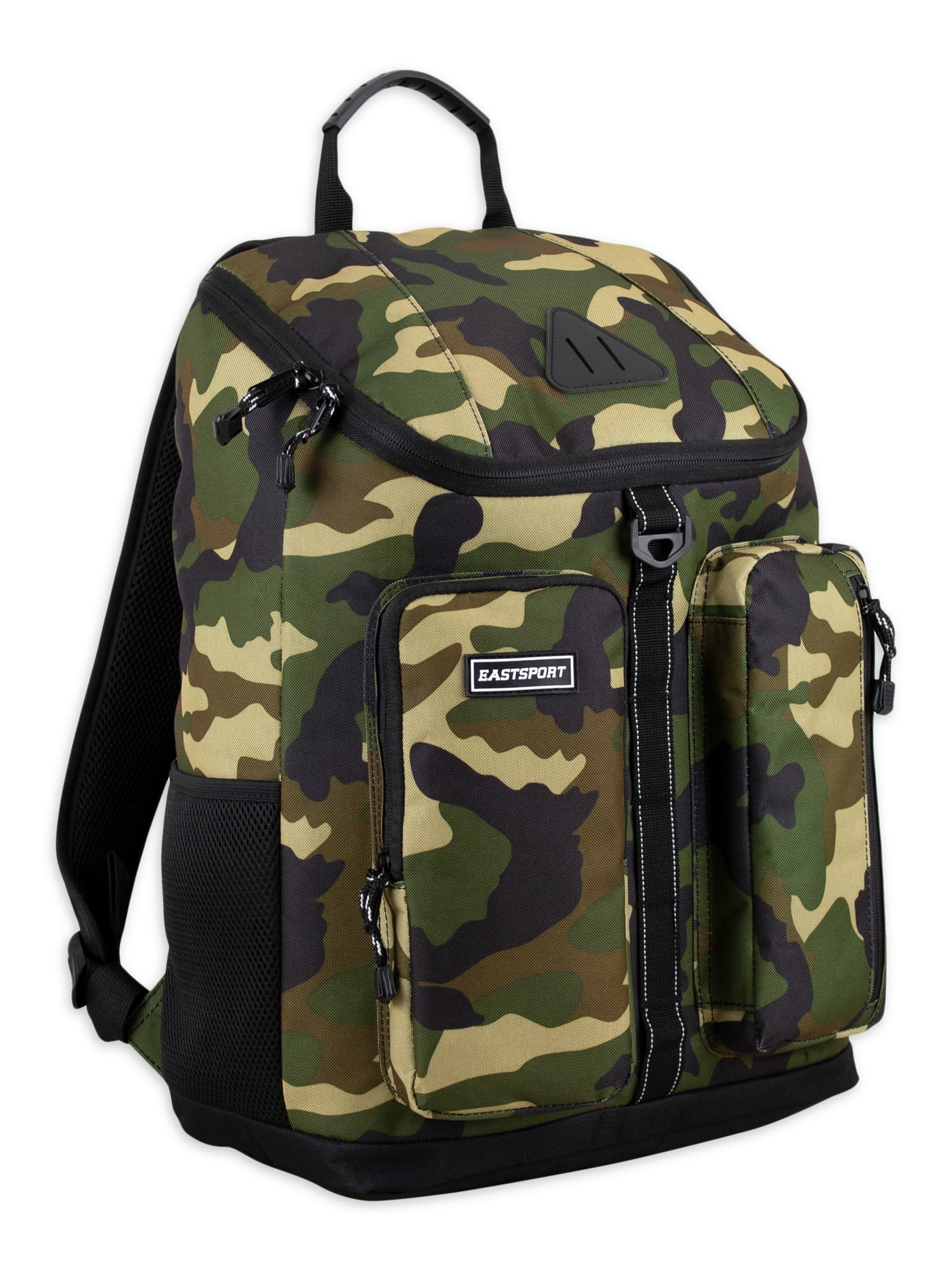 Eastsport Unisex Theo Top Loader Backpack, Army Camo