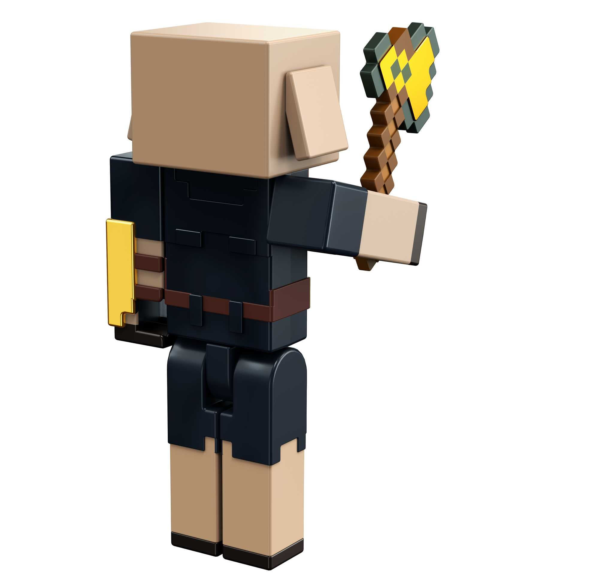Minecraft Craft-A-Block Assortment Figures, Authentic Character Based on the Video Game