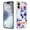 Purple, variant on Case for Motorola Edge 20 Lite Phone case, cute floral design, magnetic shockproof heavy-duty protection
