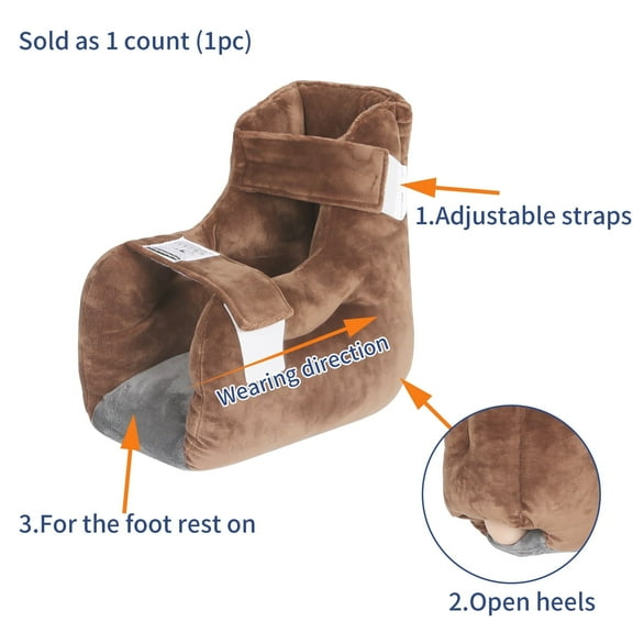 EZ Assistive Velour Heel Protector Velvet Cushion for Pressure Sores 1 Piece